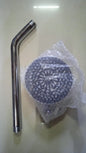 CABEZA DUCHA CIRCULAR 4" INC/BRAZO