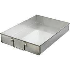 BANDEJA antiderrame GALVANIZADO 1.5 mt. x 1.0 mt. x 02 mt. espesor 1/32"