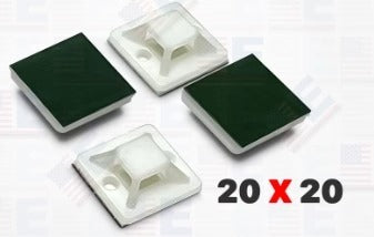 PORTACINTILLO ADHESIVO 20 X 20 CREMA " TKL " (10 PCS))