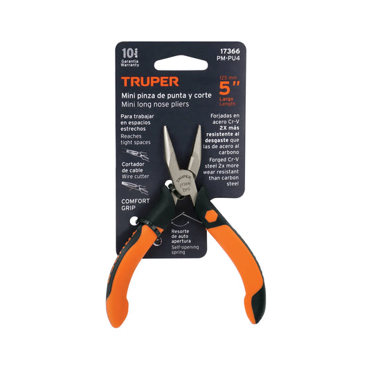 ALICATE PUNTA Y CORTE 5"(13CM) "TRUPER"