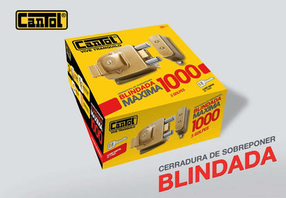 CHAPA "CANTOL" 3 GOLPES #1000
