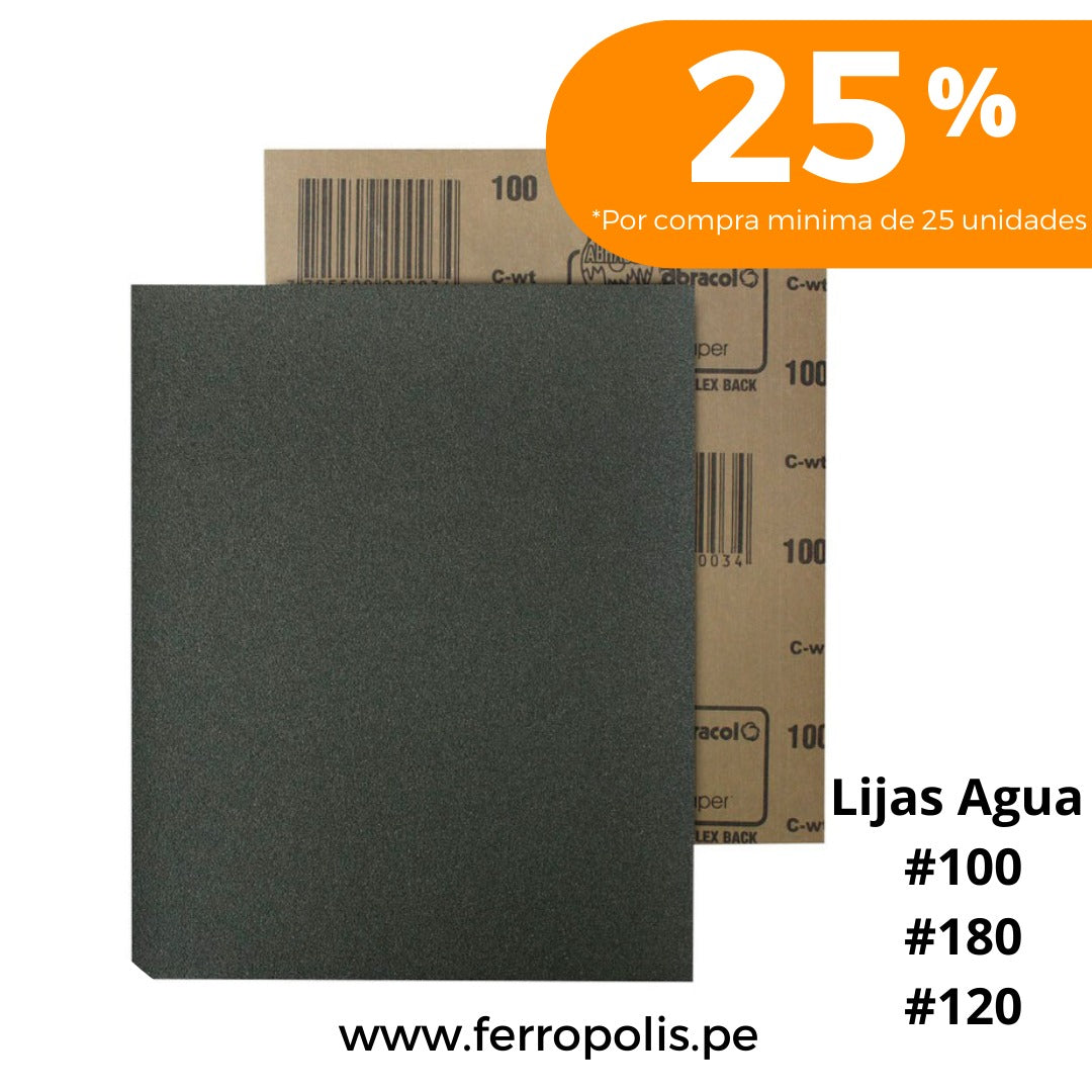 LIJA AGUA # 120 ( x UND )