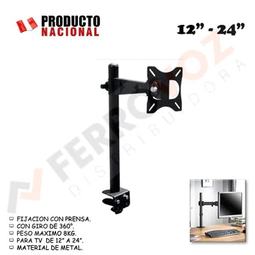 RACK ESCRITORIO MONITOR IMPORTADO 14" - 24"