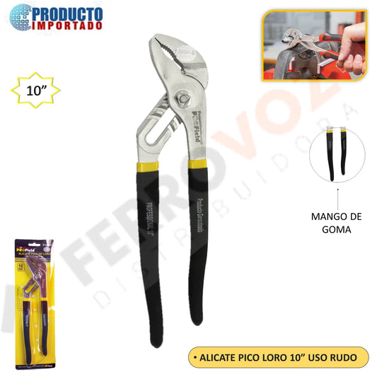 ALICATE PICO LORO M/GOMA 10" uso rudo