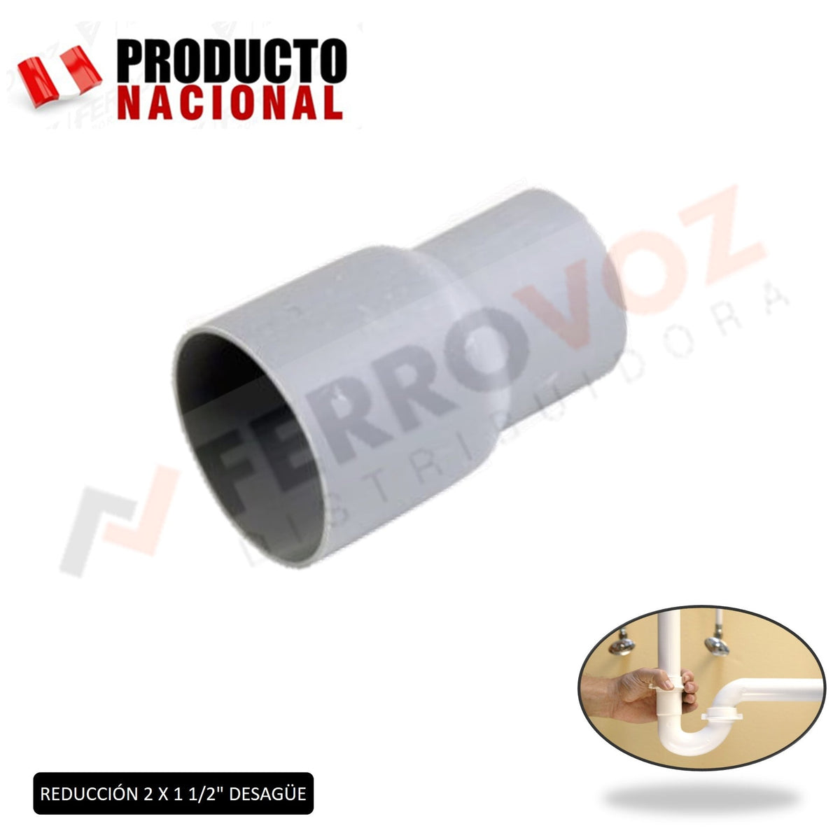 REDUCCION DESAGUE 2 A 1 1/2" "SEMIPESADO"