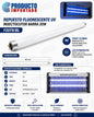 REPUESTO FLUORESCENTE UV INSECTOCUTOR BARRA 20W