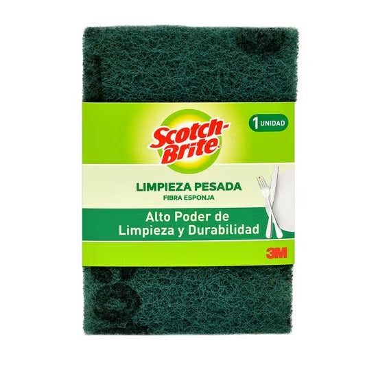 ESPONJA VERDE LIMPIEZA PROFUNDA "SCOTCH BRITE"