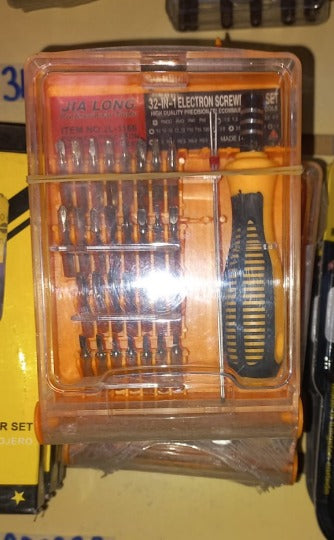JUEGO DESARMADOR RELOJERO 32PCS