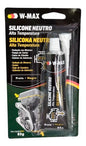 SILICONA NEUTRAL AUTOMOTRIZ 85GR GRIS "W-MAX"