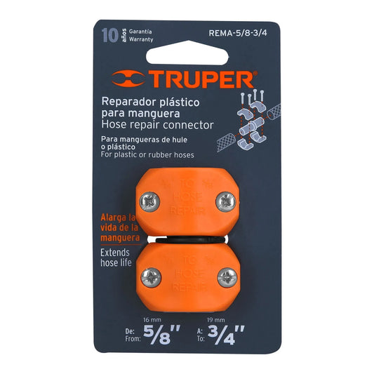 UNION MANGUERA PVC 5/8" - 3/4" "TRUPER"