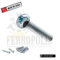 STOVE BOLT 1/4" x 4" C/T  ( x und )