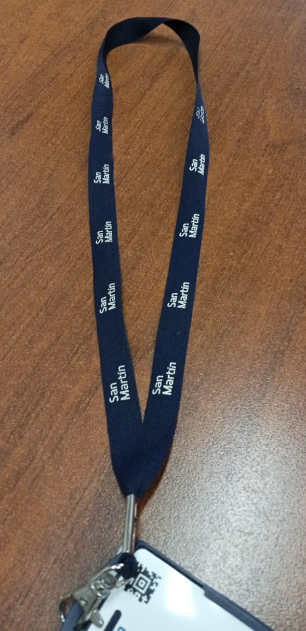 CINTA P/FOTOCHECK CON LOGO SAN MARTIN