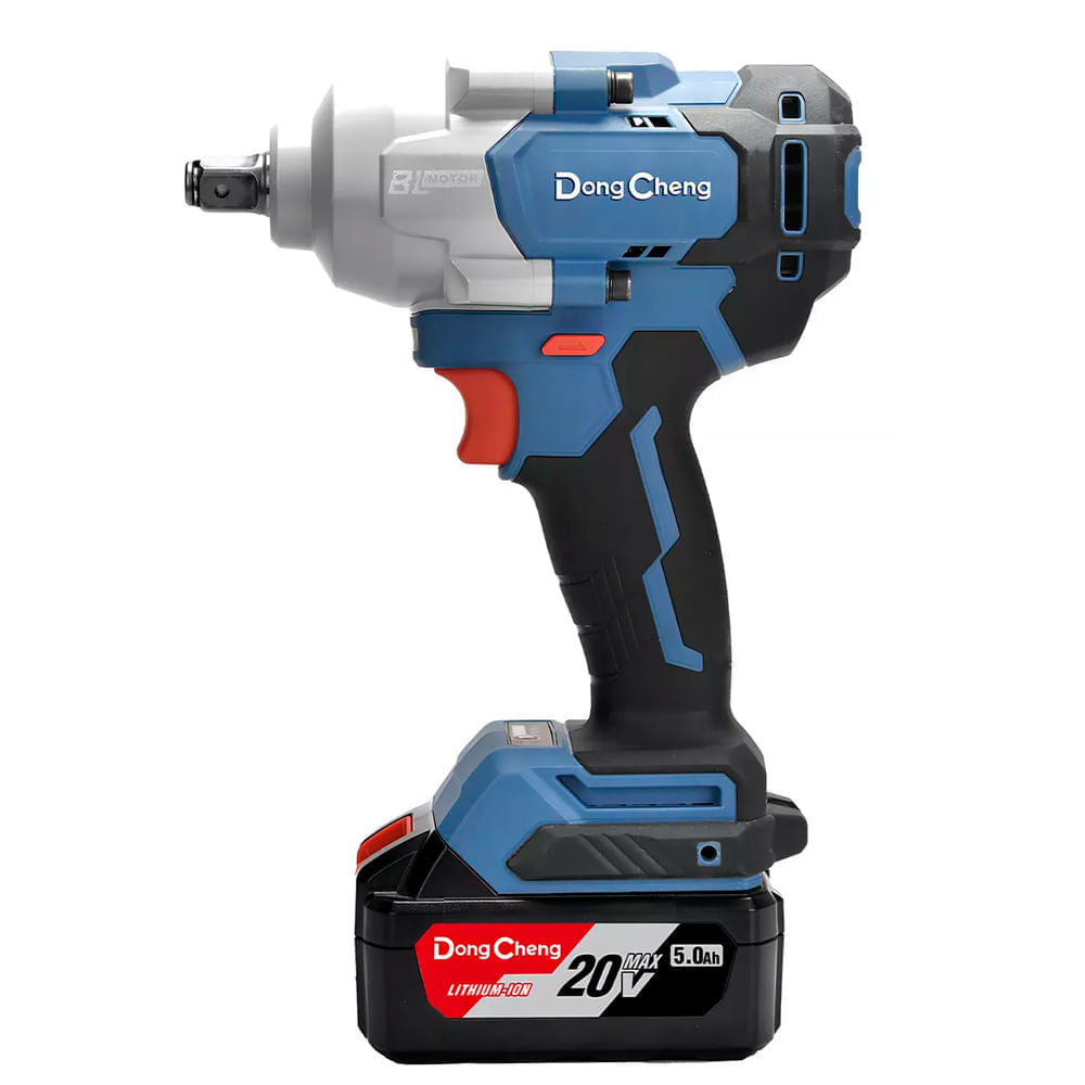 LLAVE IMPACTO INALAMBRICA 698 NM CAÑO CORTO 1/2" 5 AH DONGCHENG
