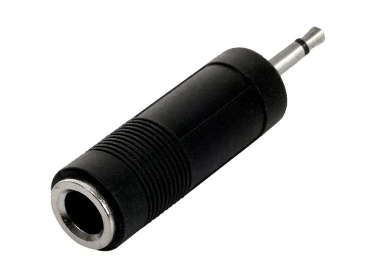 ADAPTADOR AUDIO AUDICULAR STEREO JACK 3.5 mm HEMBRA 6.35mm