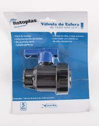 VALVULA ESFERA  3/4 "ROTOPLAST"