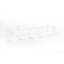 PERCHERO PLASTIFICADO 6 GANCHOS 37 CM.