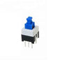INTERRUPTOR SWITCH PULSADOR MINI AZUL 6 POLOS