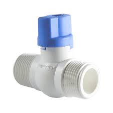 LLAVE PASO TERMOPLASTICA MACHO 1/2" "CONSYCOR"