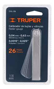 CALIBRADOR DE HOJAS (26 HOJAS) "TRUPER"