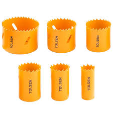 JUEGO BROCAS BIMETALICAS P/METAL 9 PCS "TOLSEN"