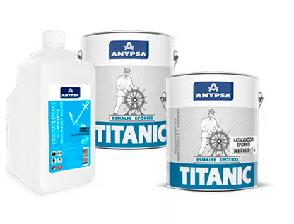 KIT BASE EPOXICA BLANCO  GLN TITANIC " ANYPSA "