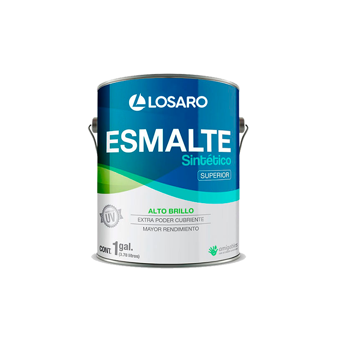 ESMALTE SINTETICO GRIS CLARO 1/4 GALON "LOSARO"