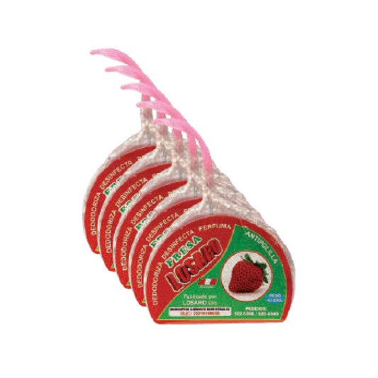 PASTILLA P/BAÑO PERFUMADO COLORES 40GR "LOSARO"