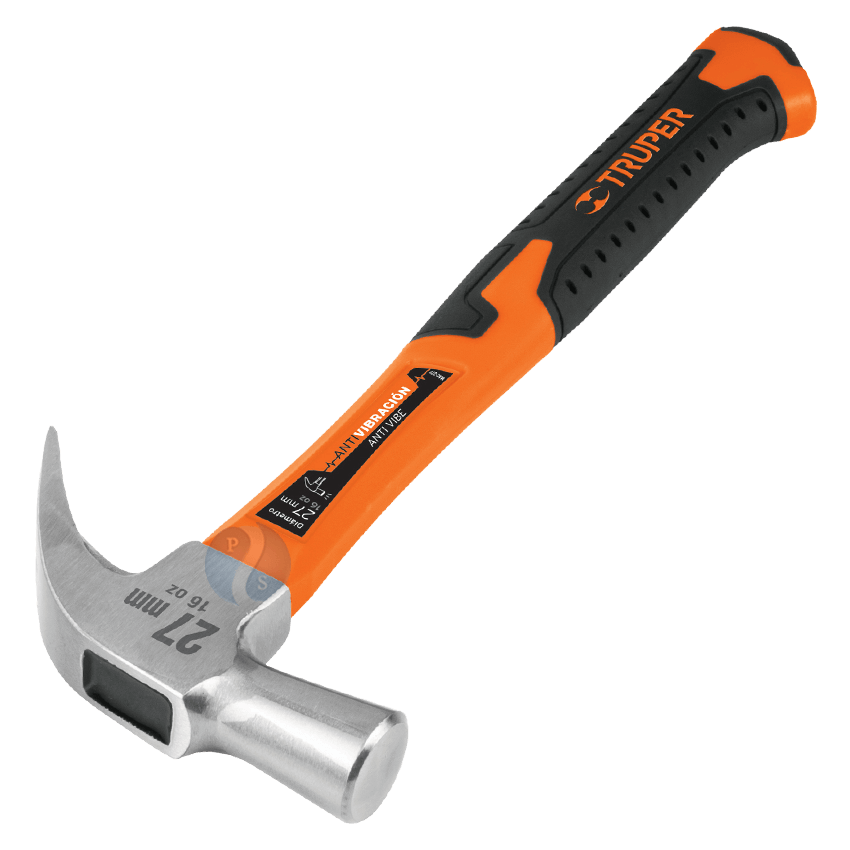 MARTILLO CABEZA CÓNICA 29 MM  MANGO FIBRA DE VIDRIO "TRUPER"