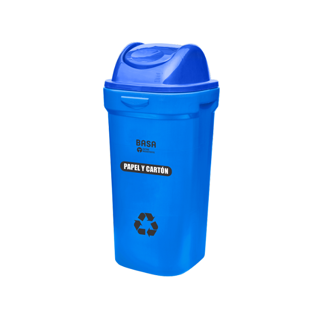 TACHO ECOLOGRICO 75LT AZUL 