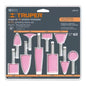 PIEDRA MONTADA ROSADA 10 PCS "TRUPER"