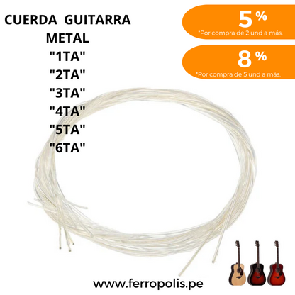 CUERDA  GUITARRA NYLON "6TA"