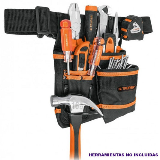 CINTURON PORTA HERRAMIENTA NEGRO "TRUPER"