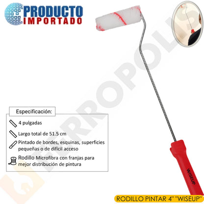 RODILLO PINTAR 4" "WISEUP"