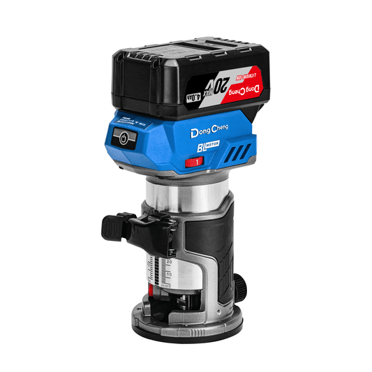 Ruteadora 20v 1/4" 6mm 6 velocidades 2x4ah/ dcmp6bm