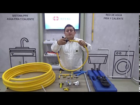 PONCHADA DE MANGUERA GAS NATURAL ( cada punta manguera )