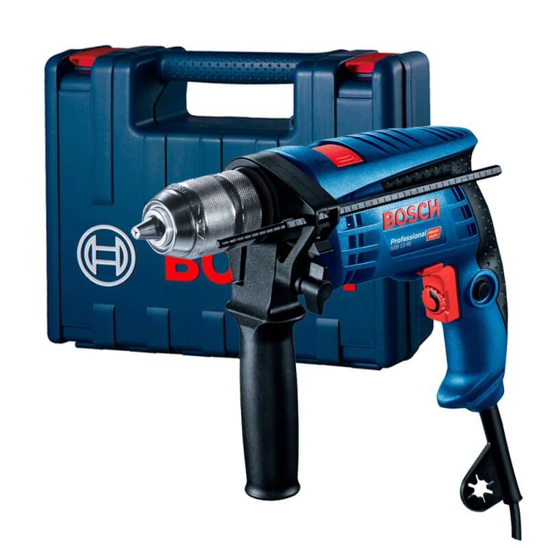 TALADRO PERCUTOR GSB 550 W MALETA "BOSCH"