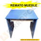 Mueble seminuevo Mesa de ordenador azul 75.5 x 75 x 60 cm