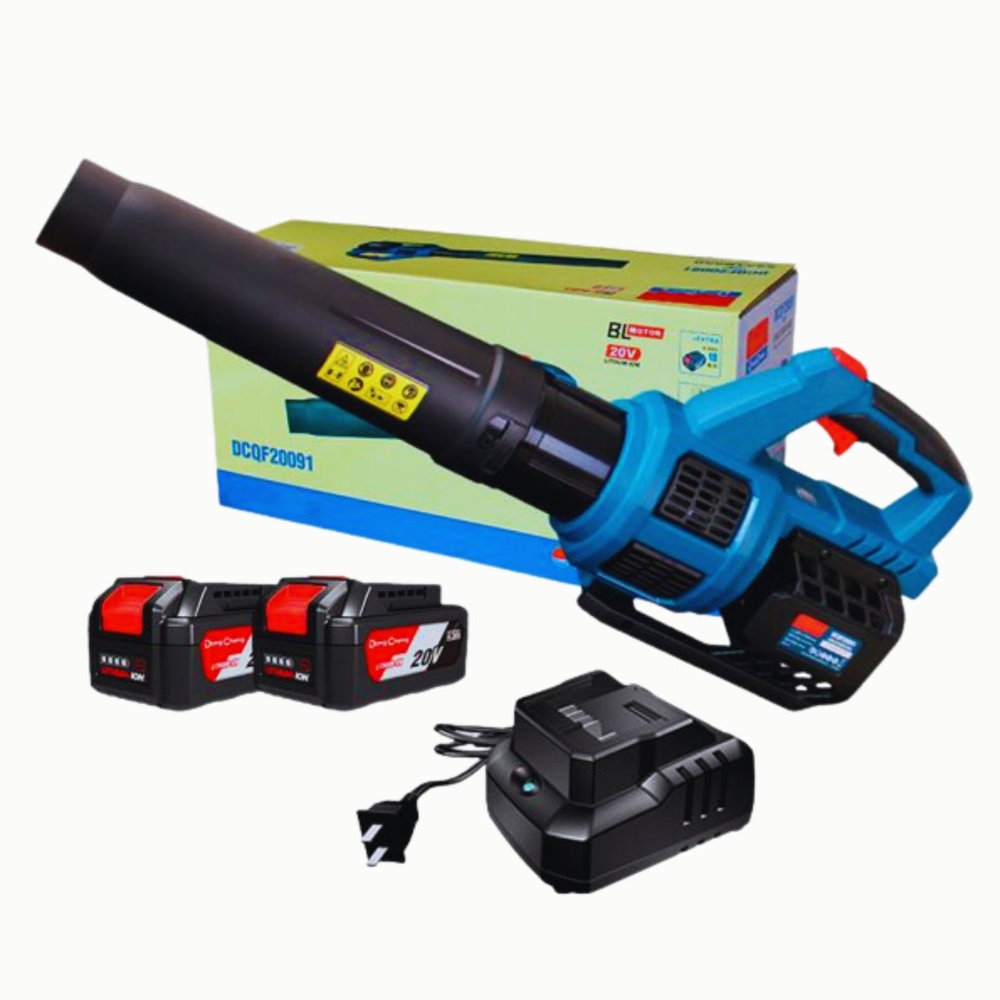 SopladorA ASPIRADORA Aire Inalambrica 20v 4 Ah 16000 rpm 6,5 M3/MIN BRUSHLESS DongCheng