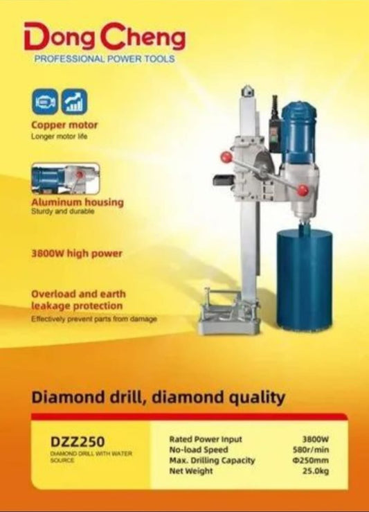 TALADRO IMANTADO Diamantina Testiguera 3800W 250mm DONGCHENG