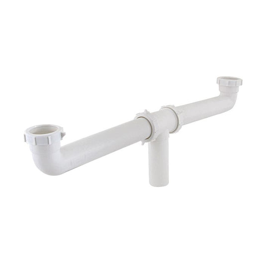 TRAMPA CESPOL DOBLE POZAS PVC  "YARDEN"