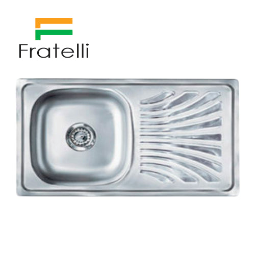 LAVADERO METAL 1 FOSA GRANDE 75X46