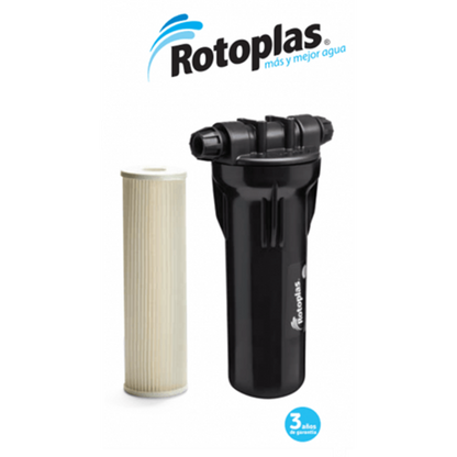 FILTRO TANQUE ALTO NEGRO STANDAR "ROTOPLAST"