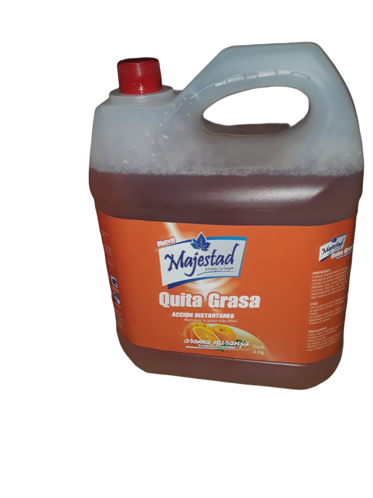 QUITA GRASA LIQUIDO GALON  "MAJESTAD"