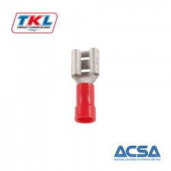 TERMINAL HEMBRA 7.6MM 22-16AWG "TKL ROJO"