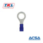 TERMINAL OJAL 1/4" 16-14AWG  "TKL AZUL"