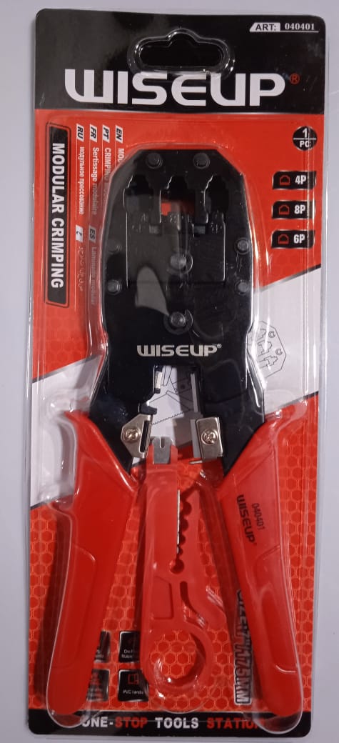 ALICATE CRIMPING 3 EN 1  7"/175 mm. USO RUDO