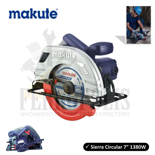 SIERRA CIRCULAR ELECTRICA 1380W /185MM MAKUTE