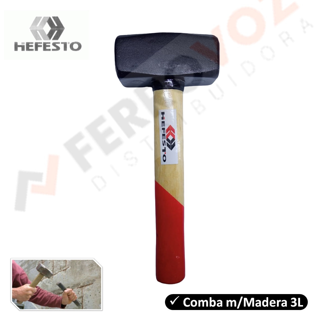 MARTILLO COMBA 4 LB.  M/MADERA