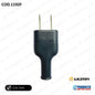 ENCHUFE SIMPLE NEGRO 16A PESADO