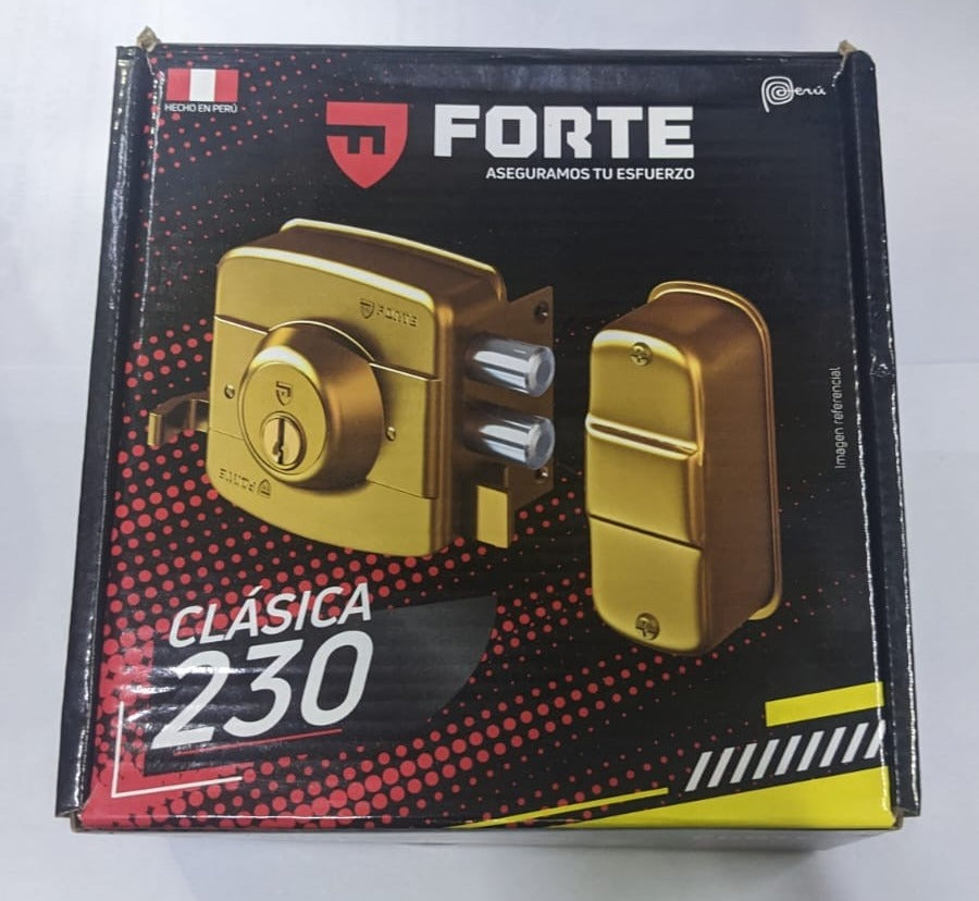 CHAPA EXTERIOR 2 GOLPES PINES  #230 "FORTE"